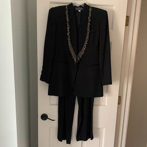 Vintage Veleno Sportswear Pantsuit w/Beaded Jacket - Size Small